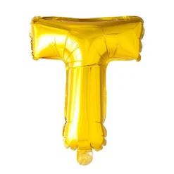 Folieballong Bokstav Gull 41cm