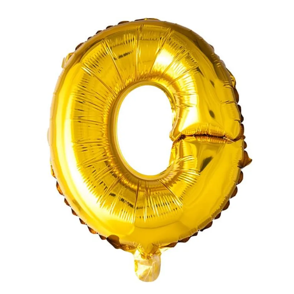 Folieballong Bokstav Gull 41cm