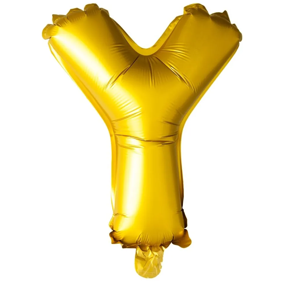 Folieballong bokstav gull 102cm