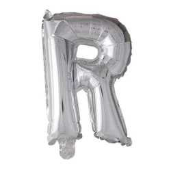 Folieballong Bokstav Sølv 41cm