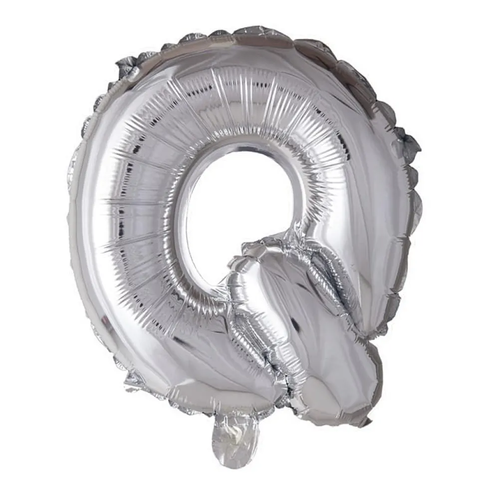 Folieballong Bokstav Sølv 41cm