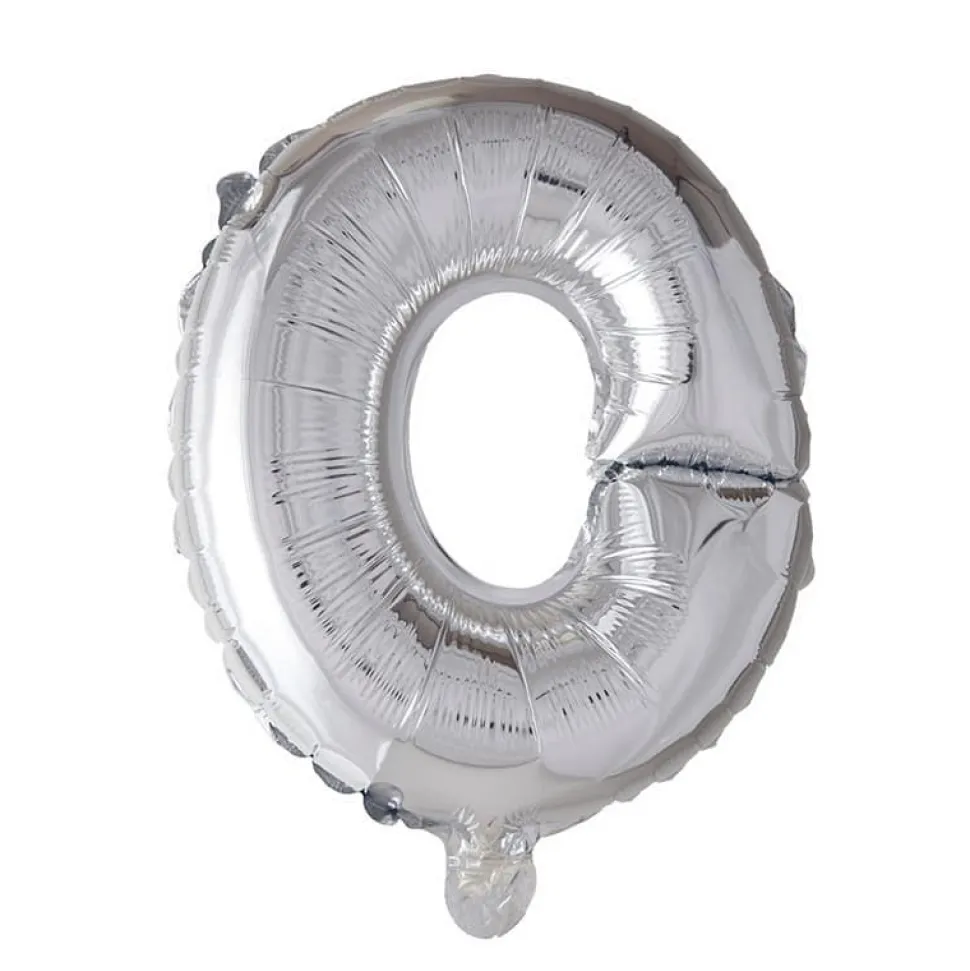 Folieballong Bokstav Sølv 41cm