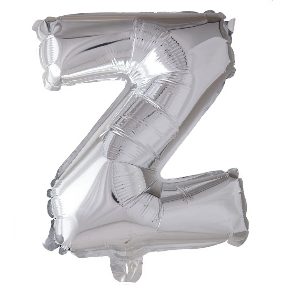 Folieballong bokstav sølv 102cm