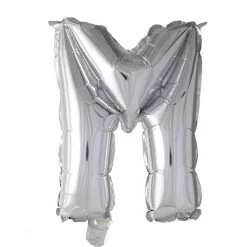 Folieballong bokstav sølv 102cm