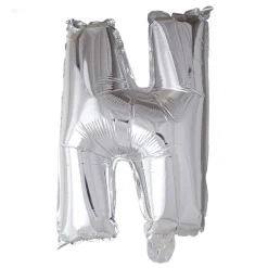 Folieballong bokstav sølv 102cm