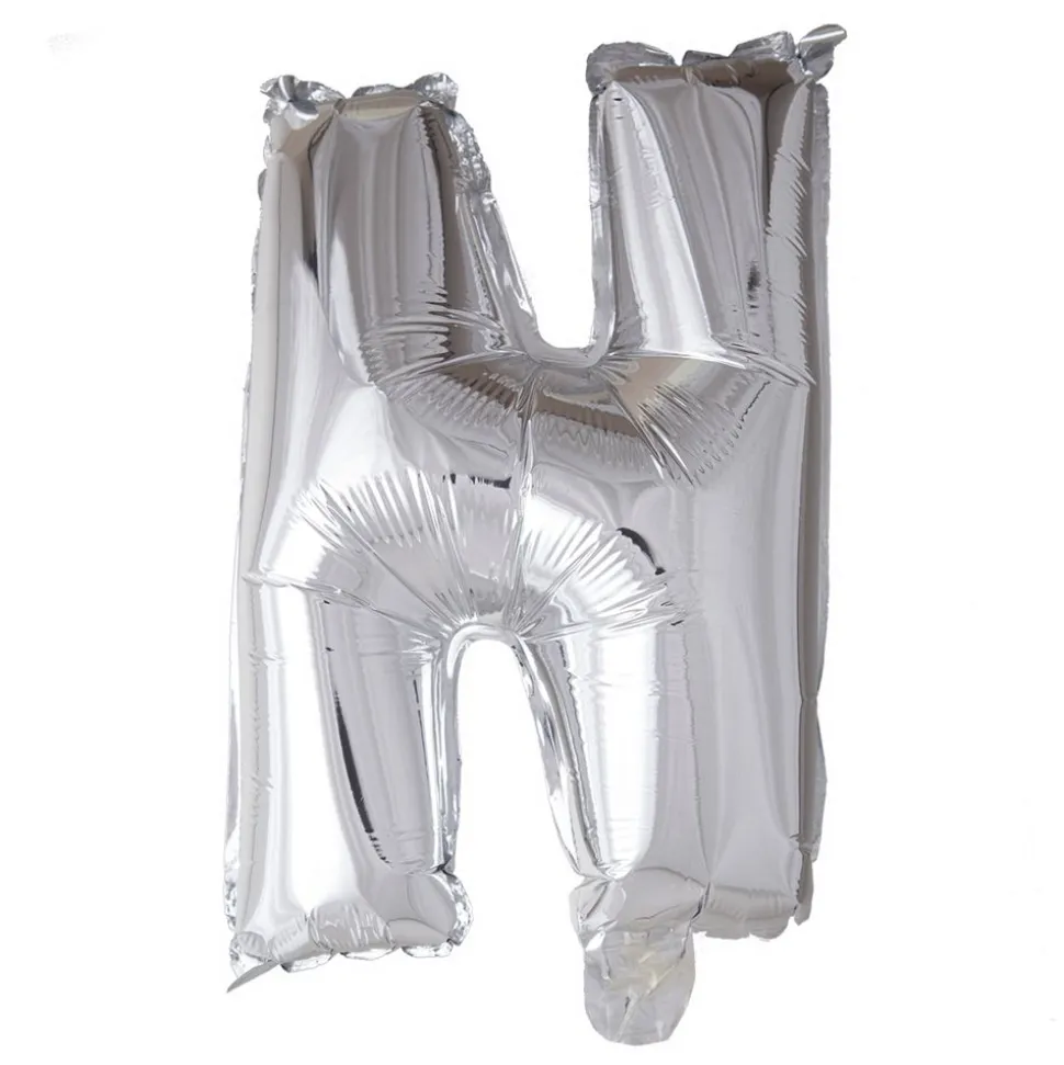 Folieballong bokstav sølv 102cm