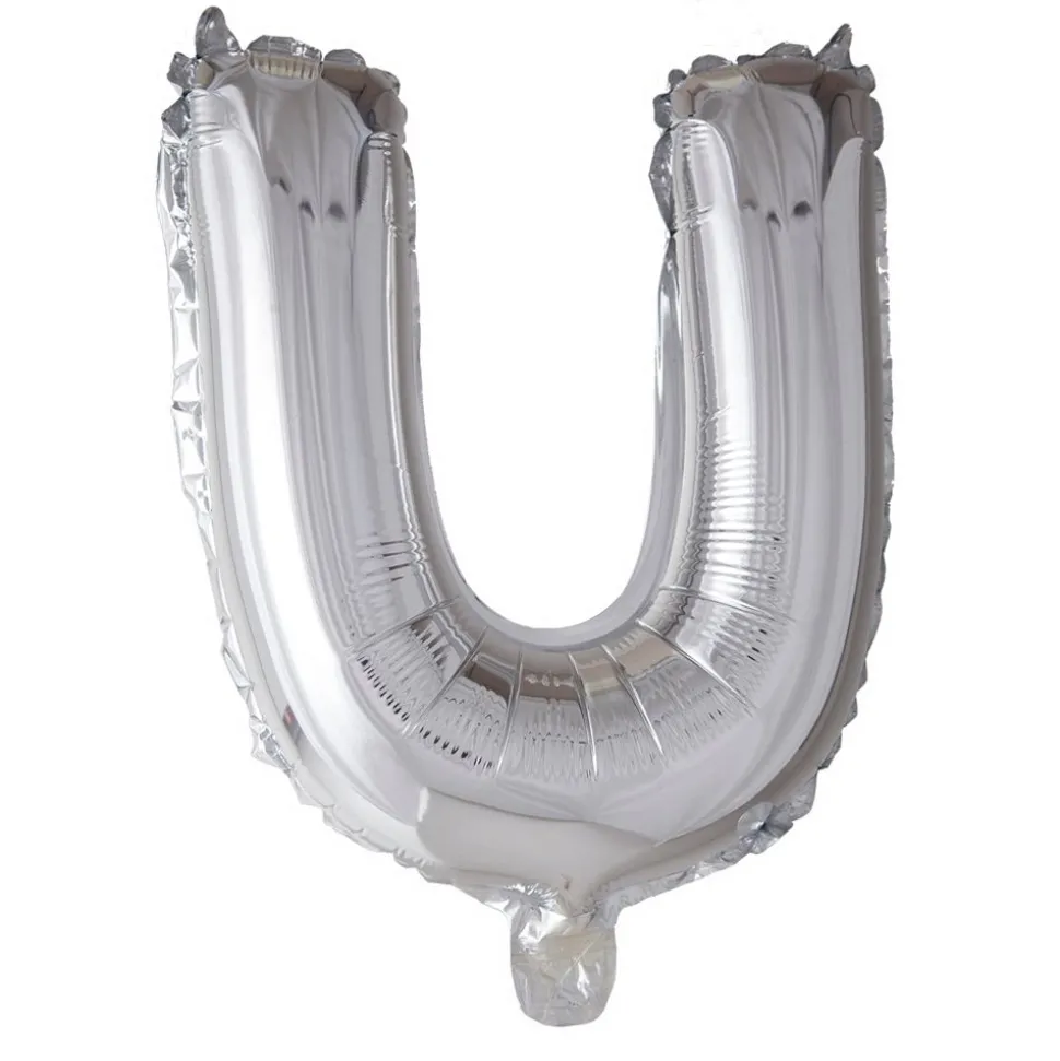 Folieballong bokstav sølv 102cm