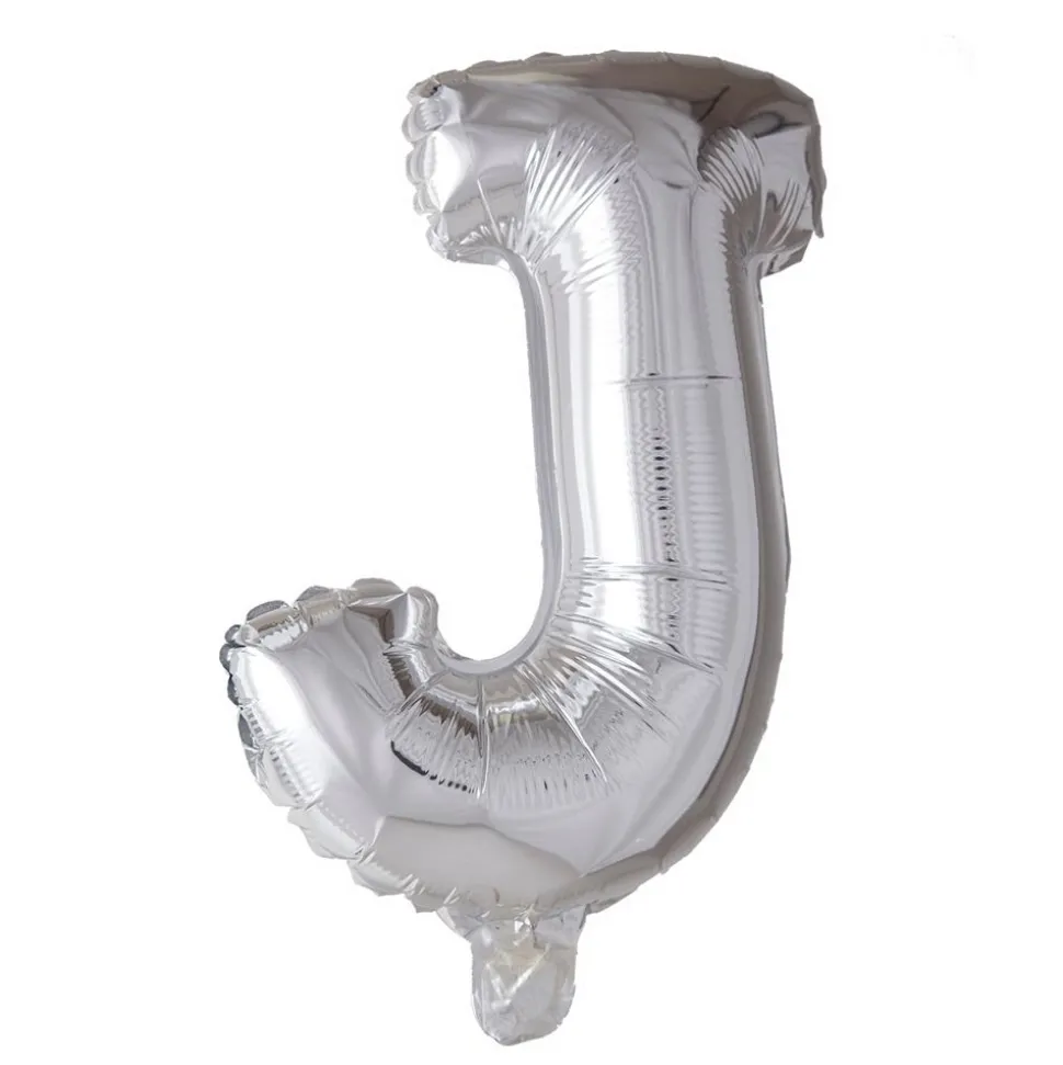 Folieballong bokstav sølv 102cm