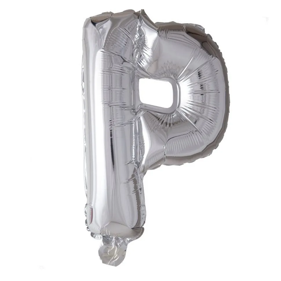 Folieballong bokstav sølv 102cm