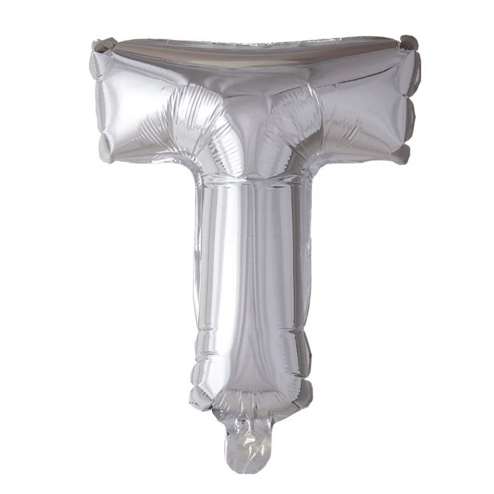 Folieballong bokstav sølv 102cm