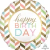 Folieballong Jumbo Happy Birthday Pastel Celebration