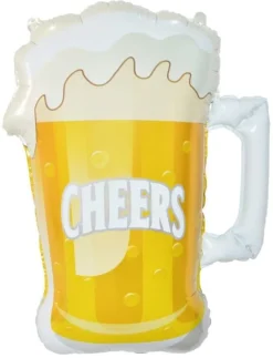 Folieballong Midshape Ølglass 60 x 77 cm