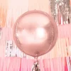 Folieballong Orb Ball, Rosegull