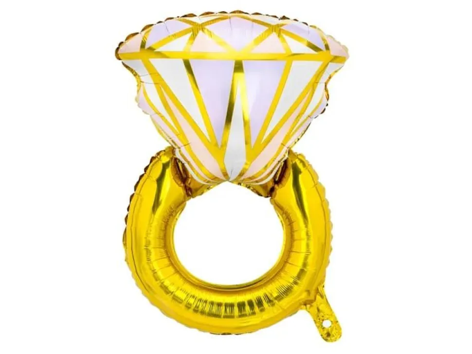 Folieballong Ring, 60 x 95 cm