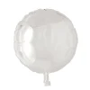 Folieballong Rund Hvit, 46 cm