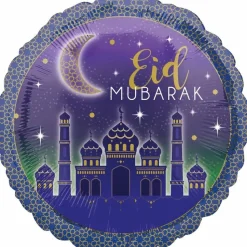 Folieballong Standard Eid Lilla