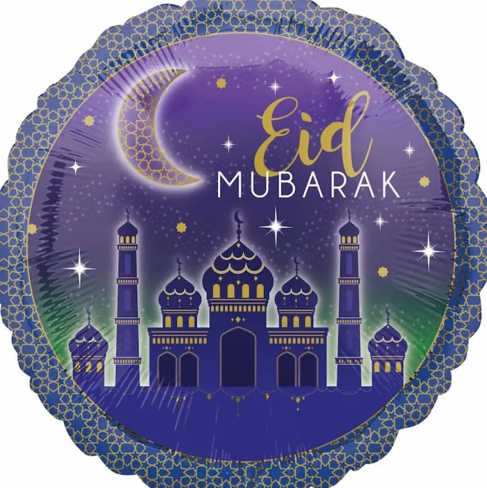 Folieballong Standard Eid Lilla
