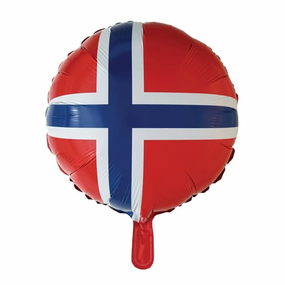 Folieballong Standard Flagg Norge