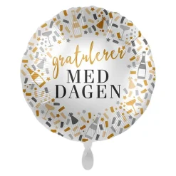 Folieballong Standard, Gratulerer med Dagen, Feiring