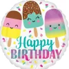 Folieballong Standard Happy Birthday Iskrem