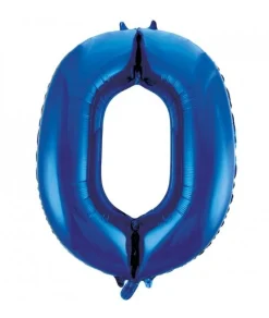 Folieballong tall blå 86cm