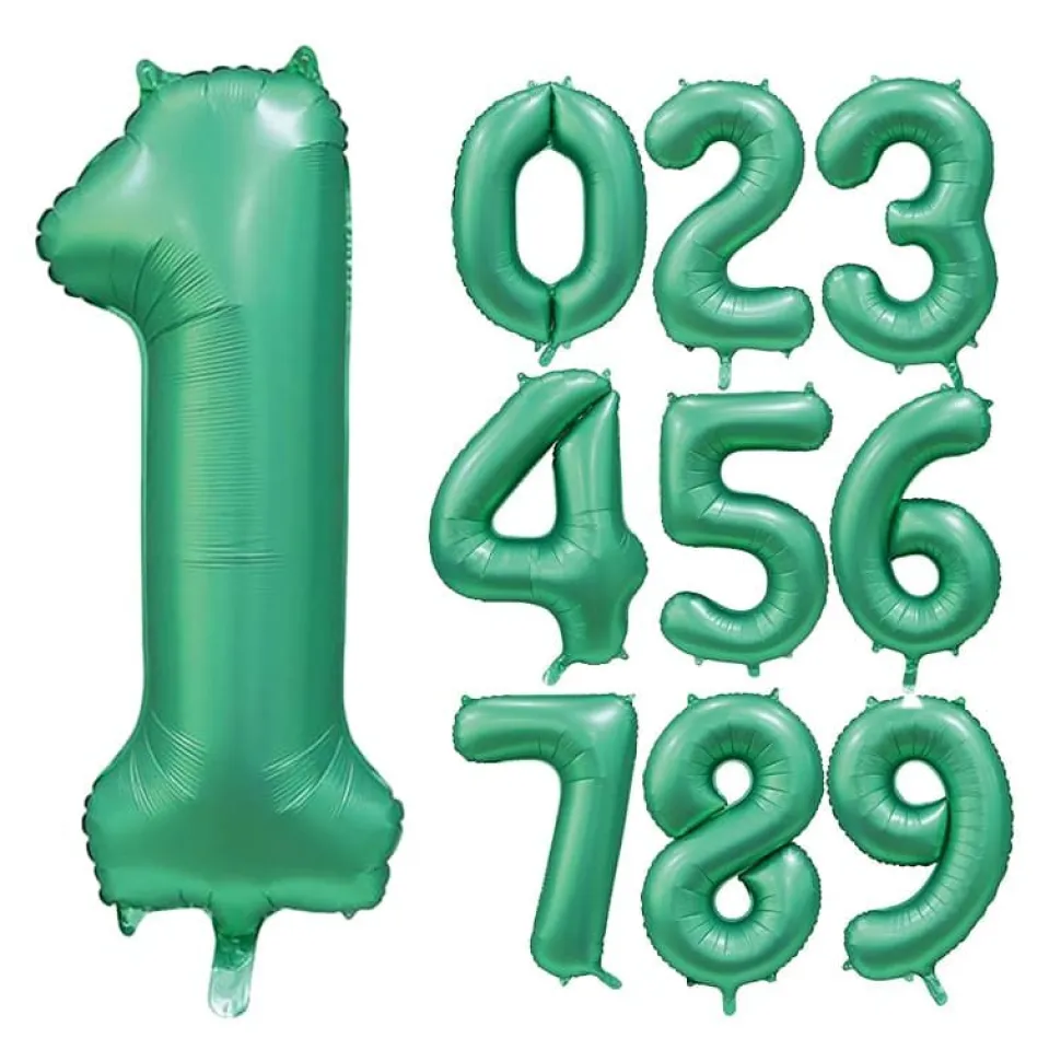 Folieballong Tall 86 cm Sateng Grønn