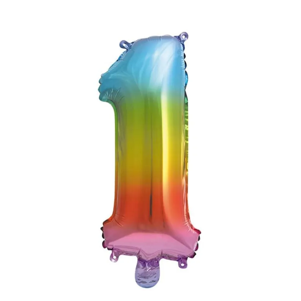 Folieballong Tall Regnbue 41cm