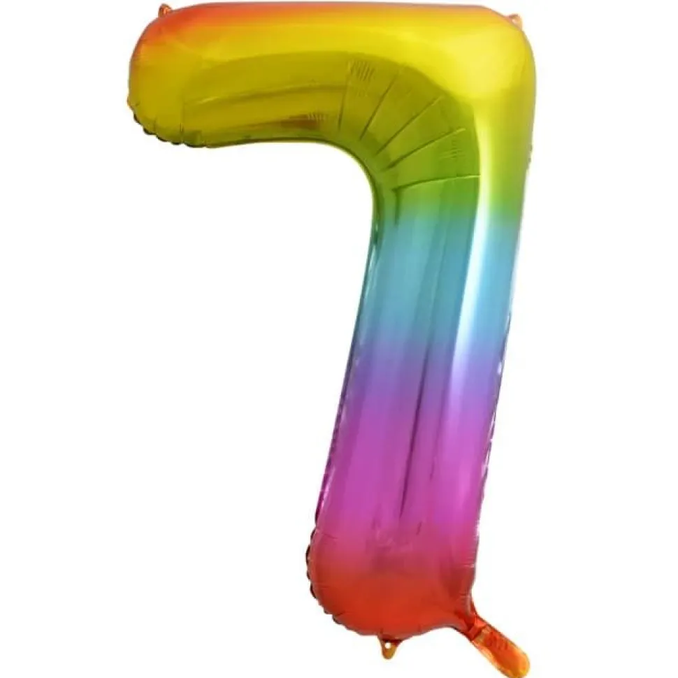 Folieballong Tall Regnbue 86 cm