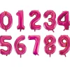 Folieballong tall rosa 86cm