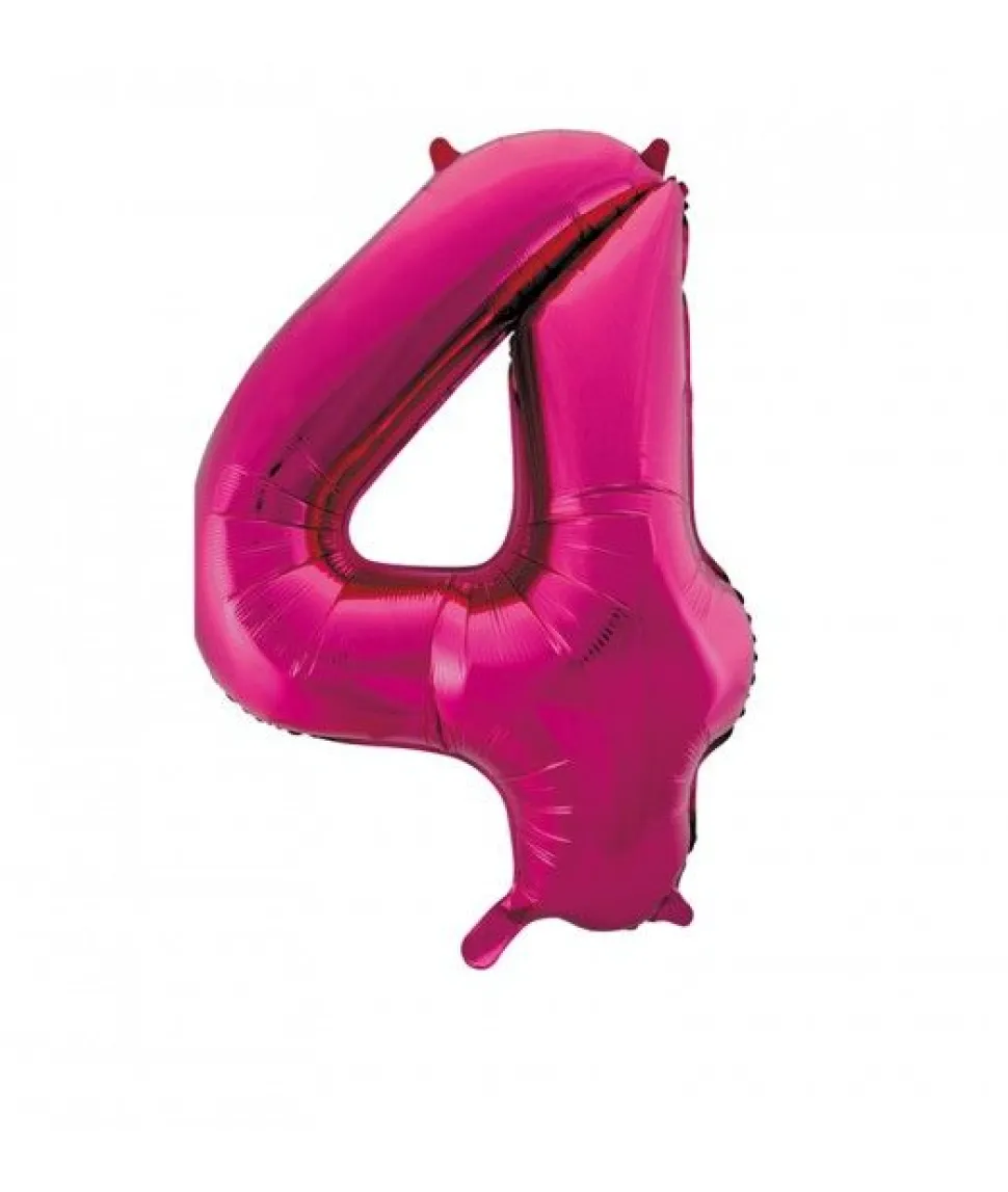 Folieballong tall rosa 86cm