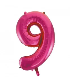 Folieballong tall rosa 86cm