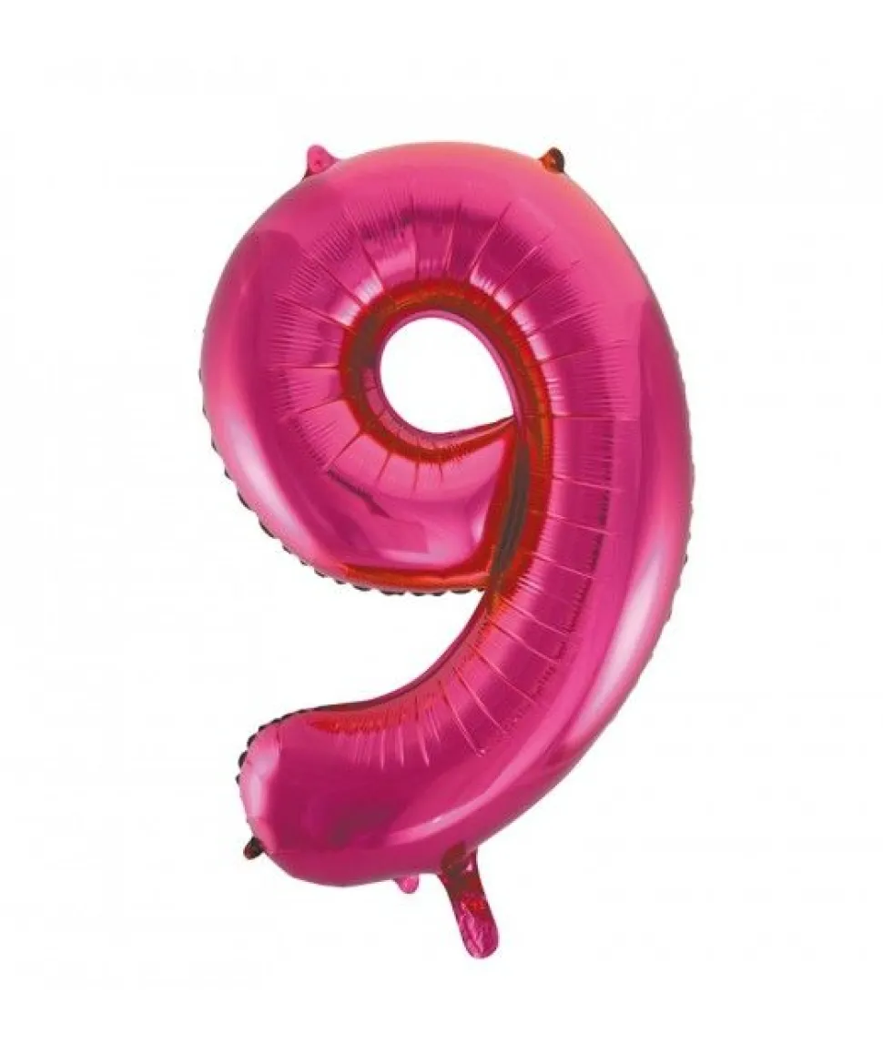 Folieballong tall rosa 86cm