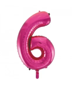 Folieballong tall rosa 86cm