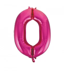 Folieballong tall rosa 86cm