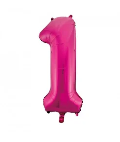 Folieballong tall rosa 86cm