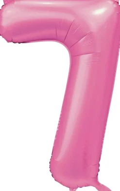 Folieballong Tall Sateng Lys Rosa 86cm