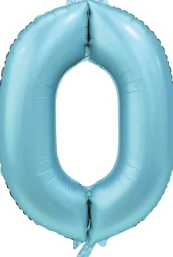 Folieballong Tall Sateng Lys Blå 86cm