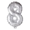 Folieballong Tall Sølv 41cm