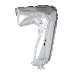 Folieballong Tall Sølv 41cm