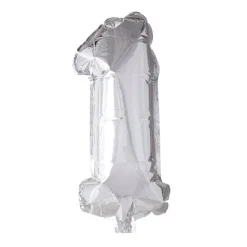 Folieballong Tall Sølv 41cm