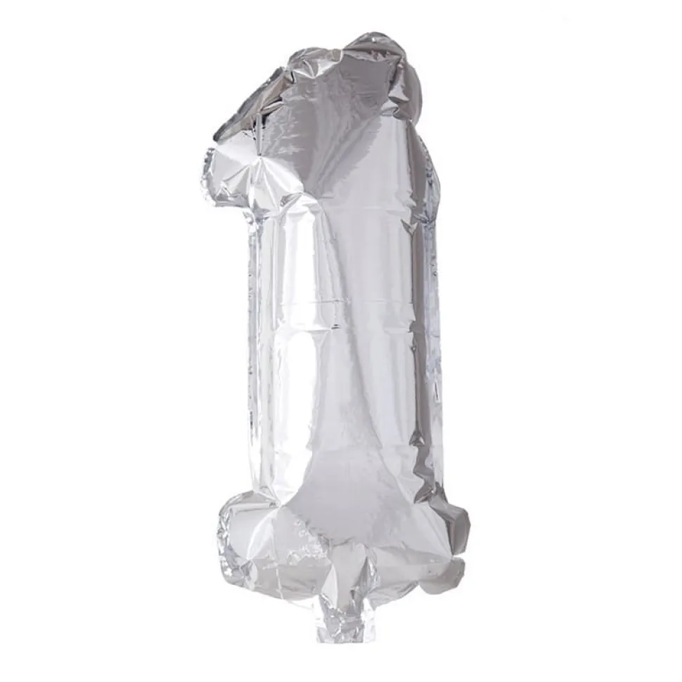 Folieballong Tall Sølv 41cm