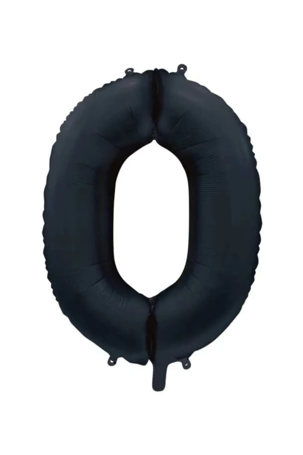 Folieballong Tall Sort Sateng 86cm