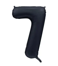 Folieballong Tall Sort Sateng 86cm
