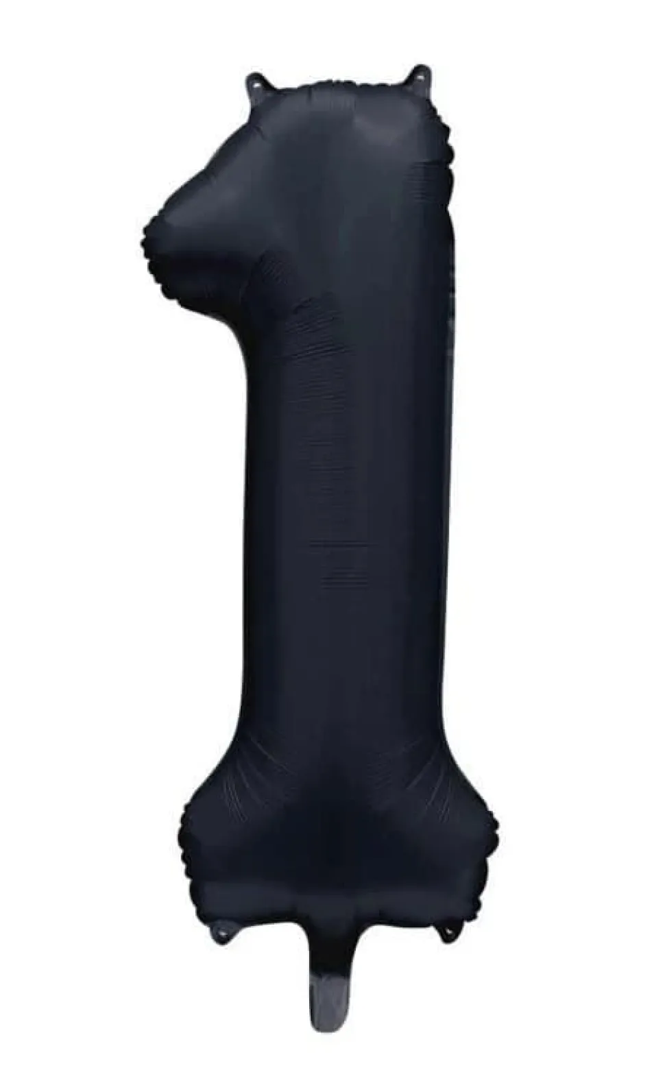 Folieballong Tall Sort Sateng 86cm