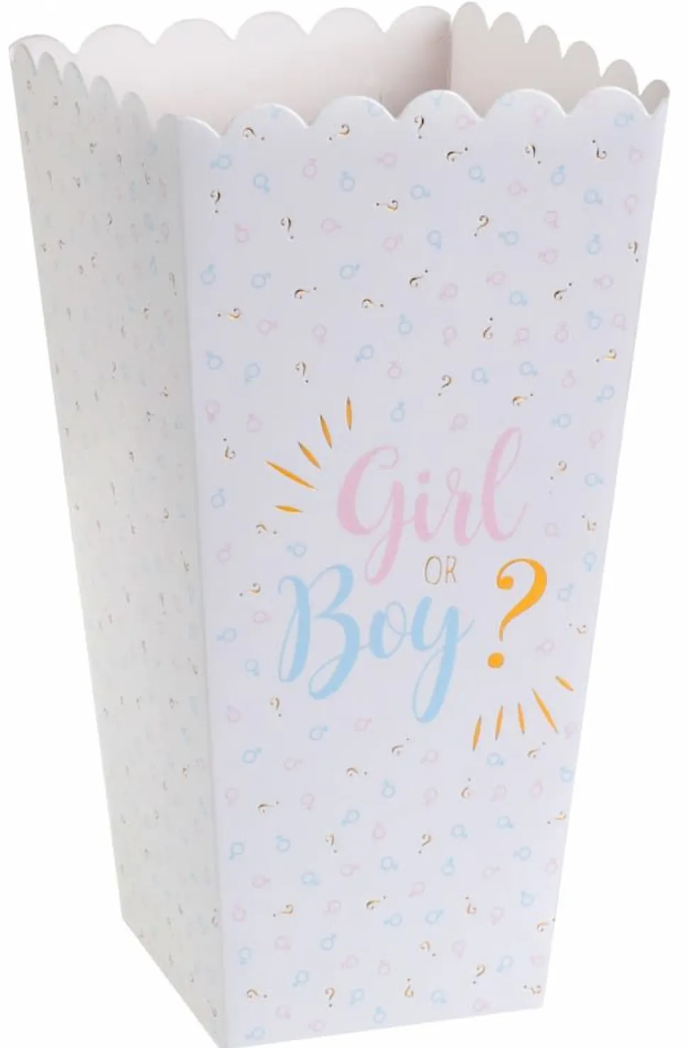 Girl or Boy? Popcornbeger, 8 stk