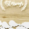 Gjestebok i tre Blessings m/30 hvite vinger