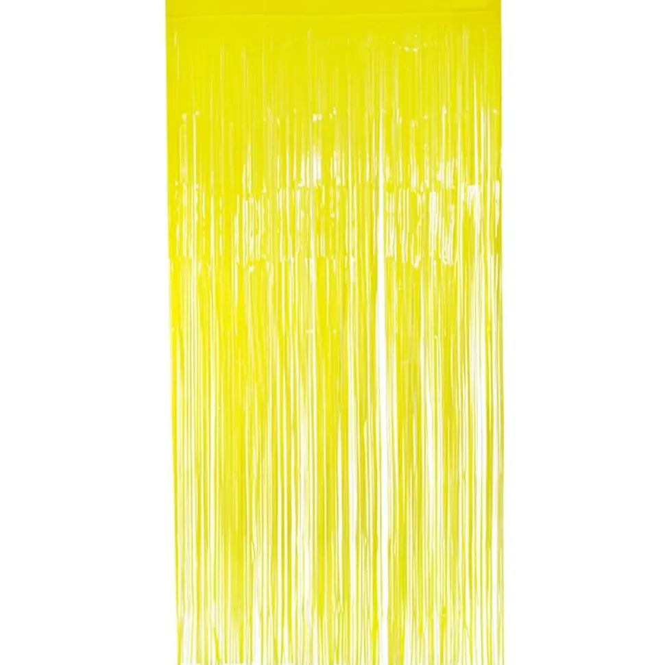 Glittergardin Neon Gul 100x200cm