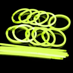 Glowstick Armbånd gul 100pk