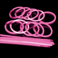 Glowstick Armbånd rosa 100pk