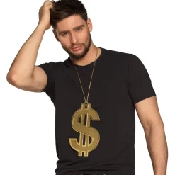 Gullsmykke Dollartegn XL